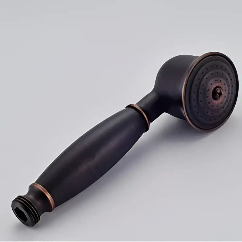 Vintage brass and bronze hand shower head faucet set – bathroom