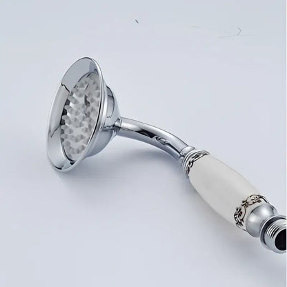 Vintage brass and bronze hand shower head faucet set – bathroom