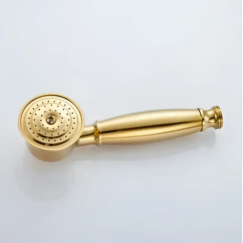 Vintage brass and bronze hand shower head faucet set – bathroom
