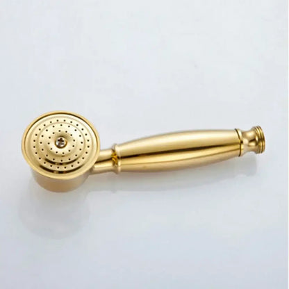 Vintage brass and bronze hand shower head faucet set – bathroom