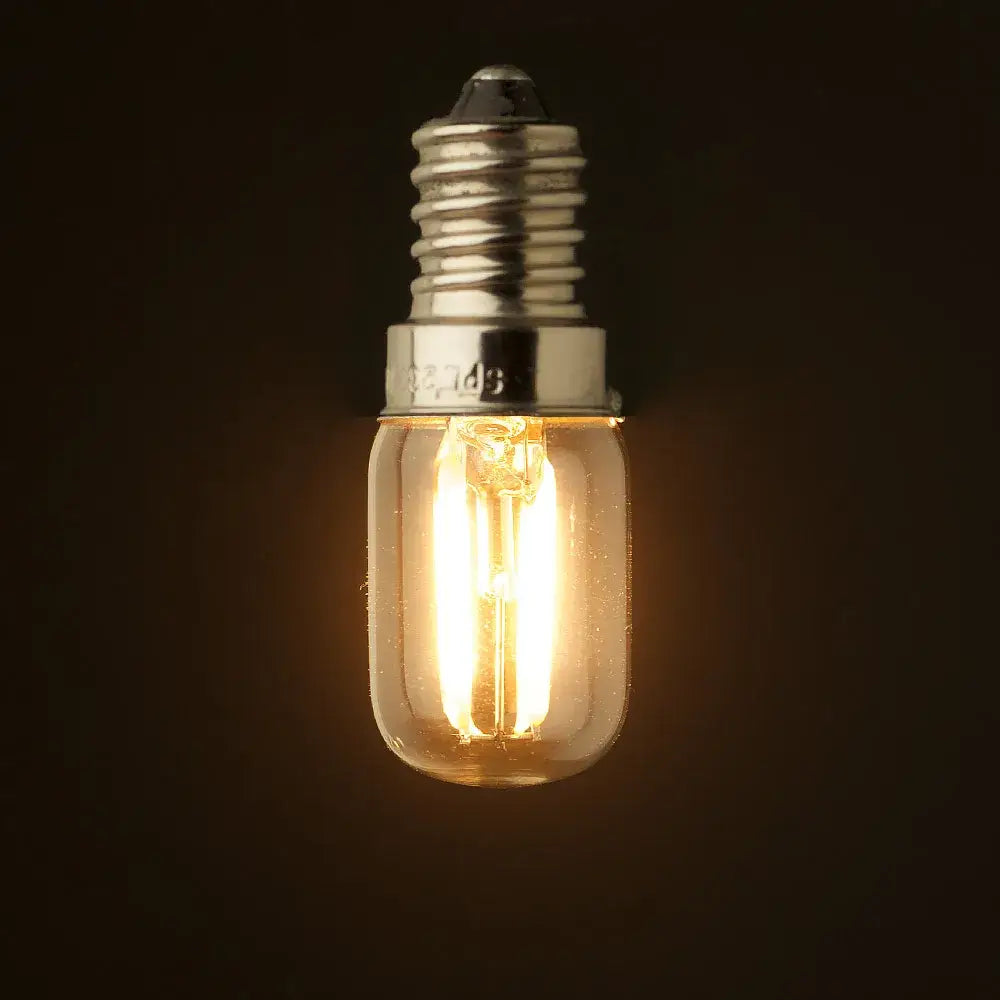 Vintage clear glass led tubular bulb kitchen e12 e14 dimmable light