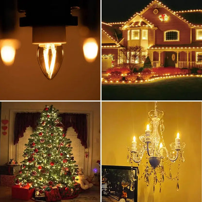 Vintage gold dimmable led filament edison candle light dining room bulb