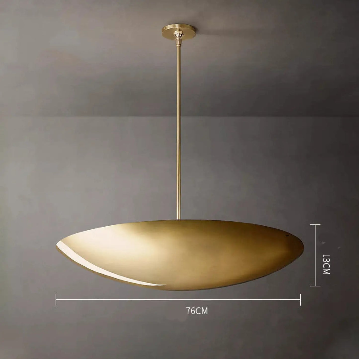 Vintage Hanging Lights for Living Room with Copper Finish