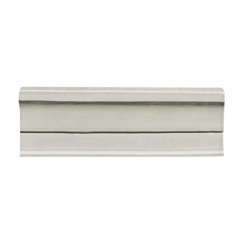 Vintage Moresque Glossy Rail Ceramic Moldings 2 1/4x6