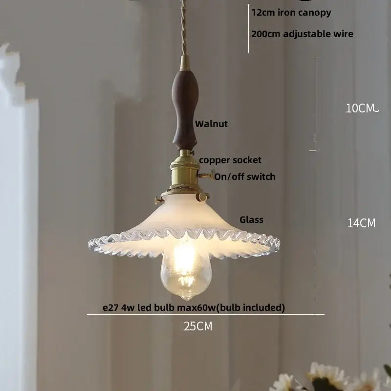 Vintage olive green glass led pendant lights kitchen brass hardware
