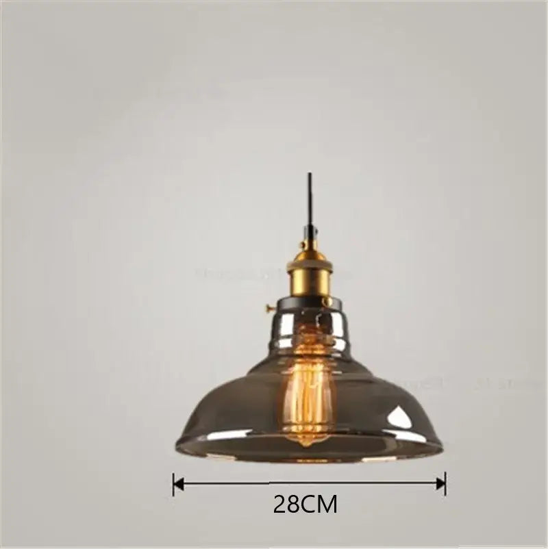 Vintage smoked glass ball pendant lights set of 4 kitchen brass accent