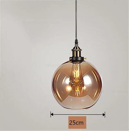 Vintage smoked glass ball pendant lights set of 4 kitchen brass accent
