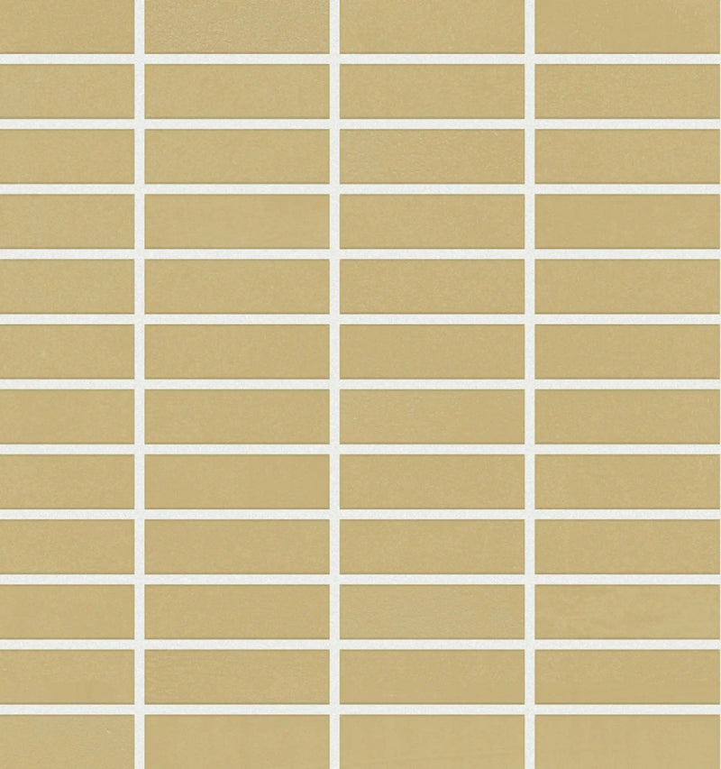 Vision Color Golden Yellow Anti-Slip Mosaic H Resin Look Porcelain Mosaics 12x12