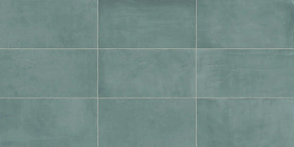 Vision Color Jade Green Anti-Slip Resin Look Porcelain Tiles 12x24