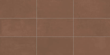 Vision Color Lava Red Anti-Slip Resin Look Porcelain Tiles 12x24