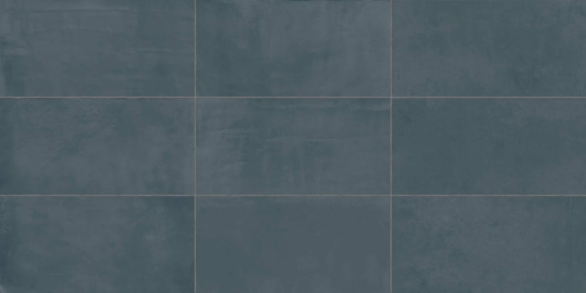 Vision Color Ocean Blue Anti-Slip Resin Look Porcelain Tiles 12x24