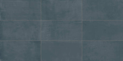 Vision Color Ocean Blue Anti-Slip Resin Look Porcelain Tiles 12x24