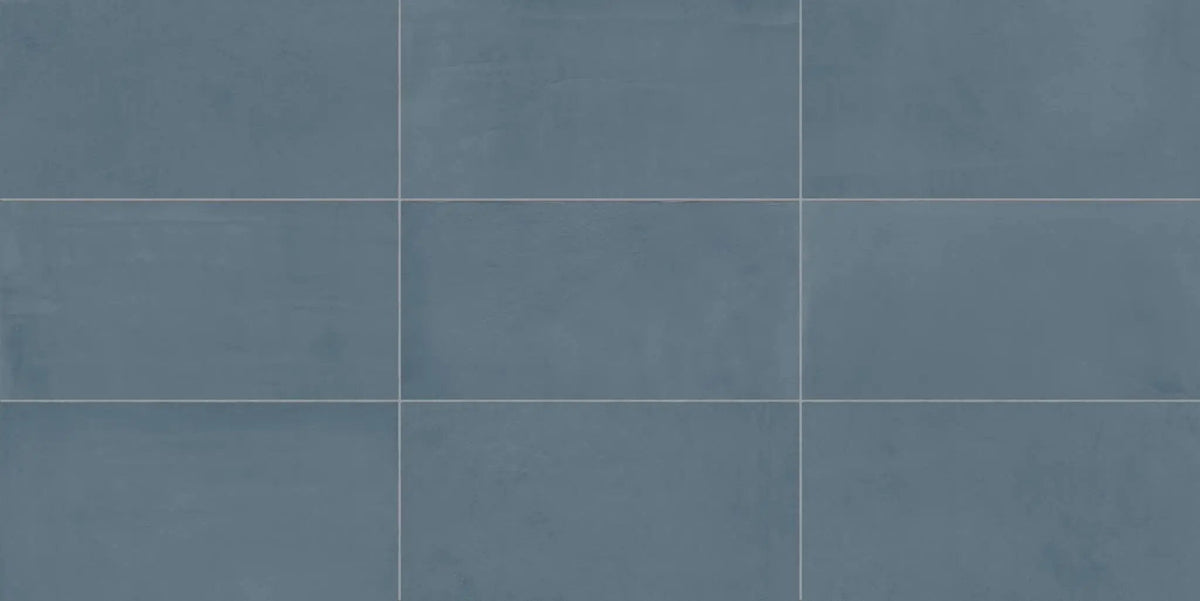 Vision Color River Blue Anti-Slip Resin Look Porcelain Tiles 3x12
