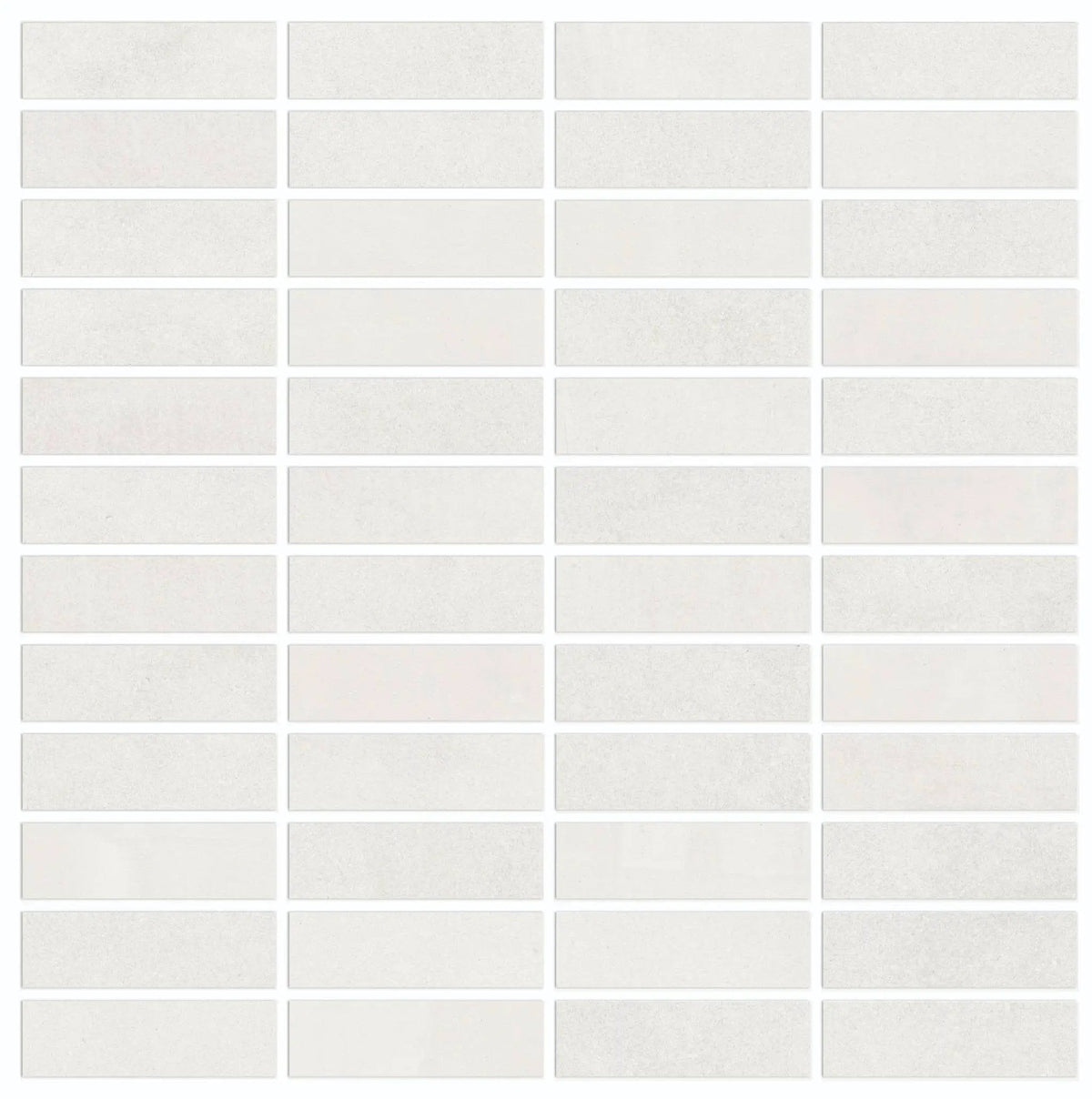 Vision Color Star White Anti-Slip Bullnose Resin Look Porcelain Moldings 3x24