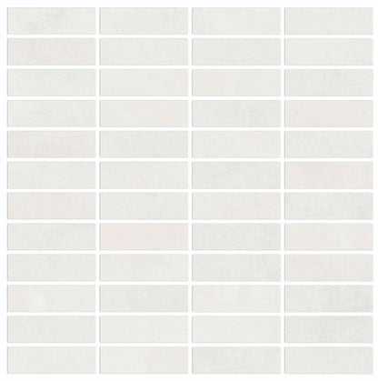 Vision Color Star White Anti-Slip Bullnose Resin Look Porcelain Moldings 3x24