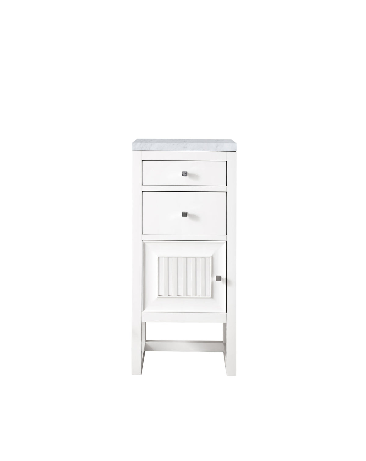 James Martin Athens 15" Base Cabinet, Glossy White