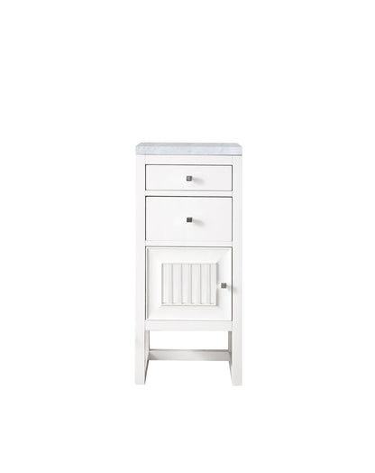 James Martin Athens 15" Base Cabinet, Glossy White