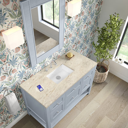 James Martin Breckenridge 48" Single Bathroom Vanity, Serenity Blue