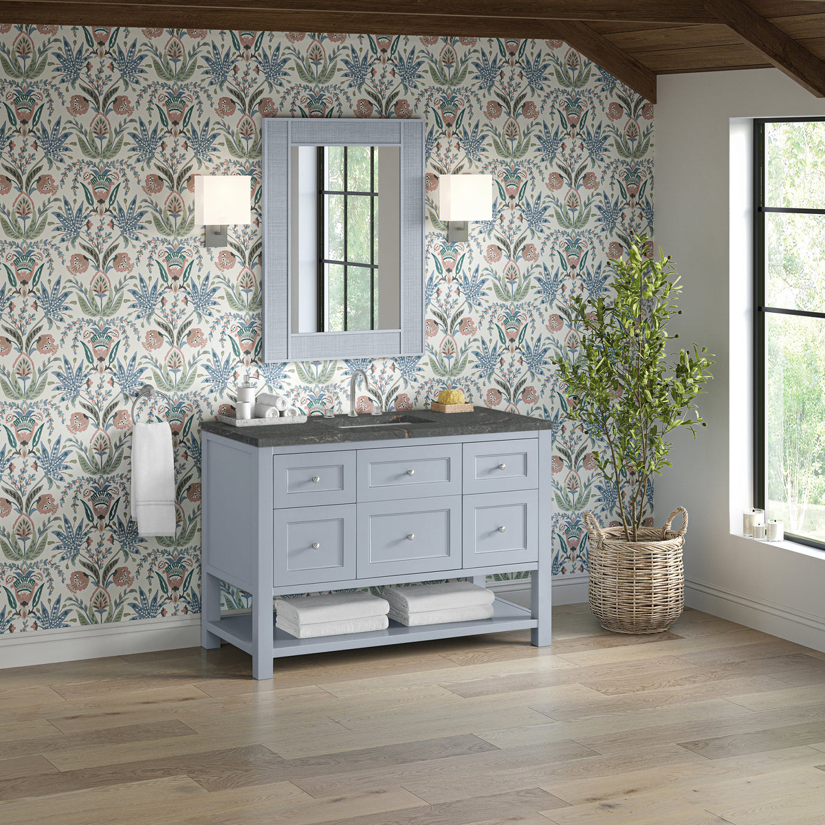 James Martin Breckenridge 48" Single Bathroom Vanity, Serenity Blue