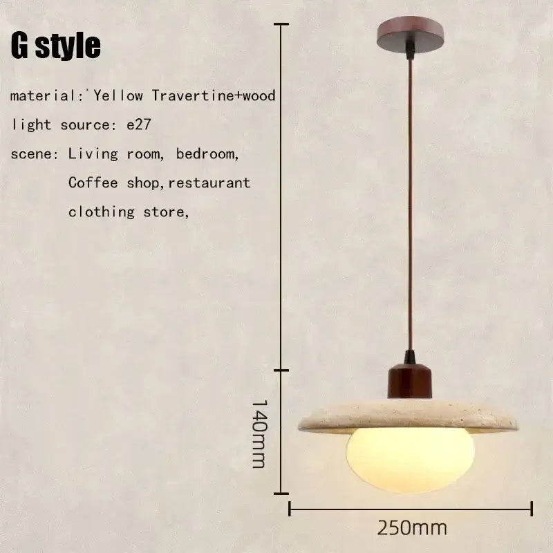 Wabi sabi beige and brown pendant light dining room elegant wabi