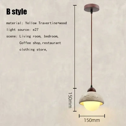 Wabi sabi beige and brown pendant light dining room elegant wabi