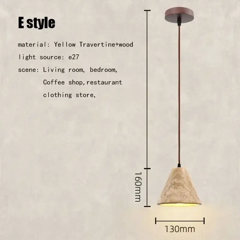 Wabi sabi beige and brown pendant light dining room elegant wabi