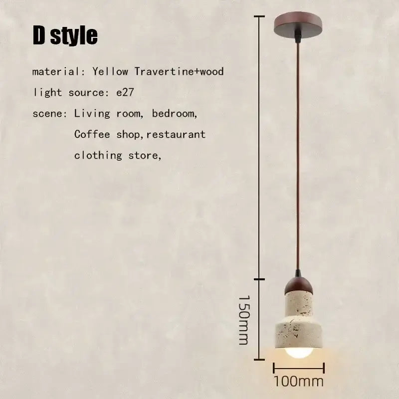 Wabi sabi beige and brown pendant light dining room elegant wabi