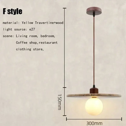 Wabi sabi beige and brown pendant light dining room elegant wabi