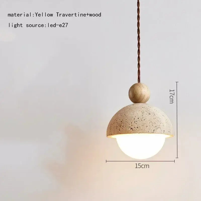 Wabi sabi beige and brown pendant light dining room elegant wabi