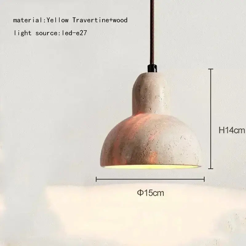 Wabi sabi beige and brown pendant light dining room elegant wabi