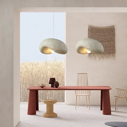 Wabi sabi cream style led chandelier – living room pendant light