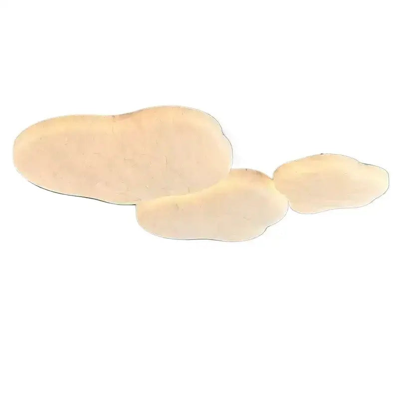 Wabi-sabi french cream silk ceiling light – bedroom cloud lamp