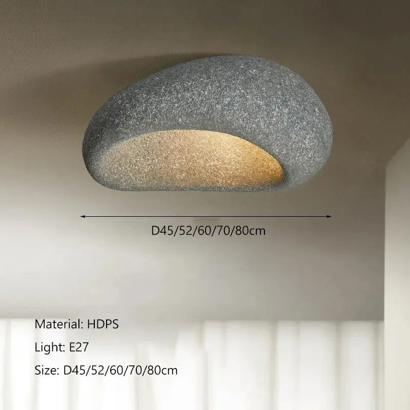Wabi sabi matte cream ceiling chandelier bedroom lights