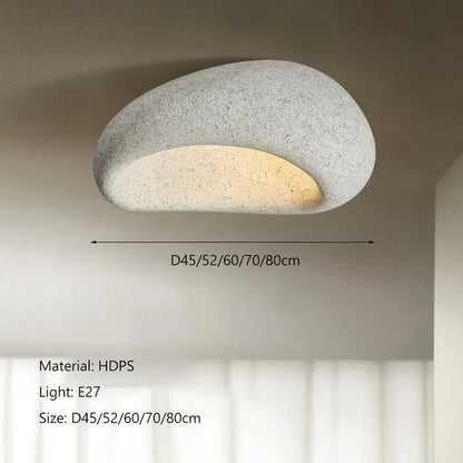 Wabi sabi matte cream ceiling chandelier bedroom lights