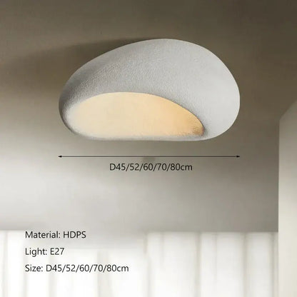 Wabi sabi matte cream ceiling chandelier bedroom lights