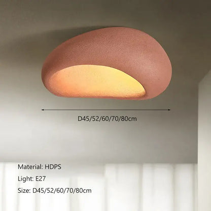 Wabi sabi matte cream ceiling chandelier bedroom lights