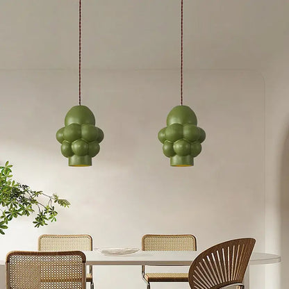 Wabi sabi off white creamy wind led chandelier dining room light