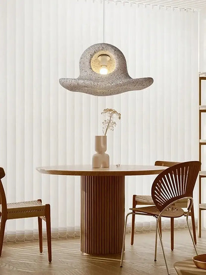 Wabi sabi white cloud island led chandelier bedroom pendant light
