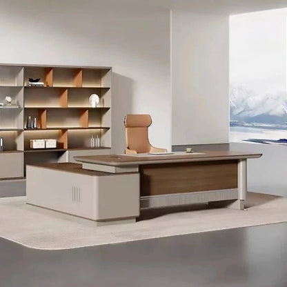 Brinton · Modern L-Shaped Executive Desk