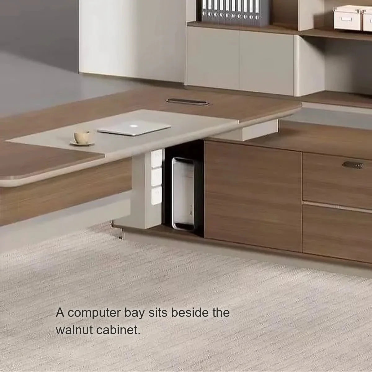 Brinton · Modern L-Shaped Executive Desk