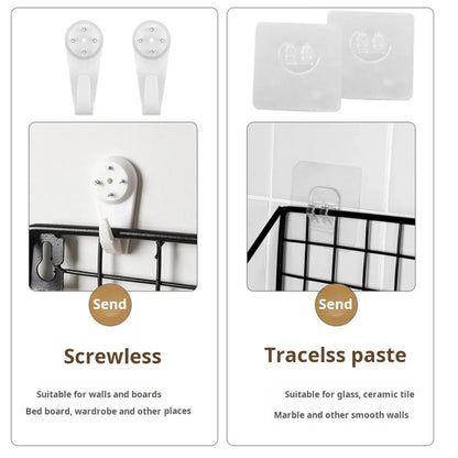 DecorBites™ Wall Mounted Storage Shelves and Baskets