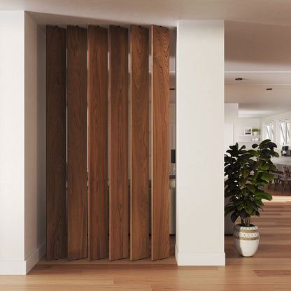Wood Slat Room Divider