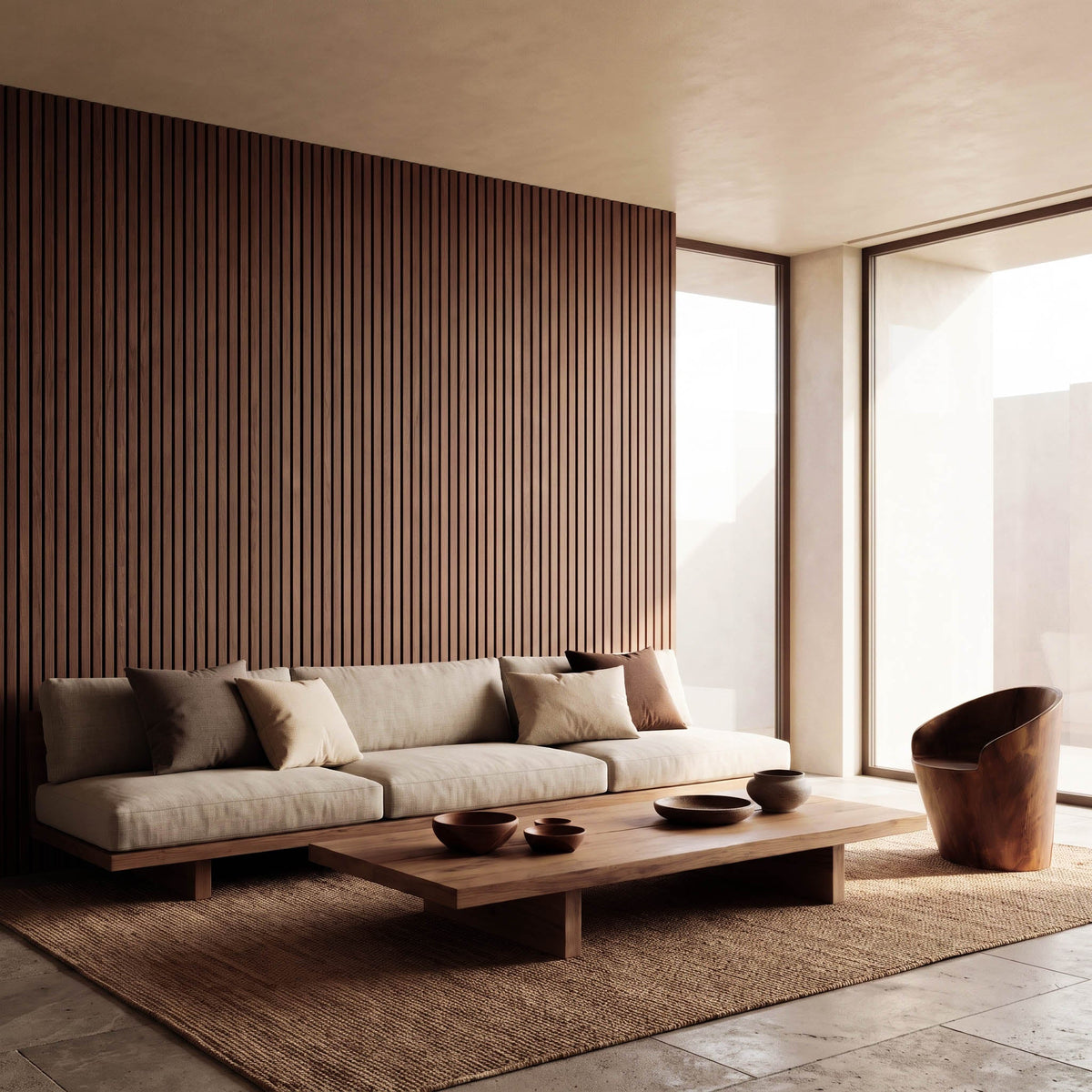 Acoustic Wide Slat Panel