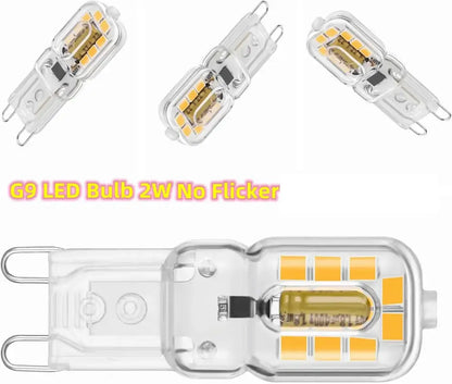 Warm white & cool white g9 led bulb living room light