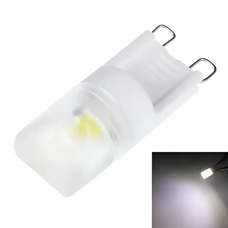 Warm white & white g9 led bulb 1w cob for bedroom lighting