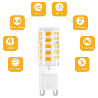 Warm white g9 led corn bulb kitchen chandelier light