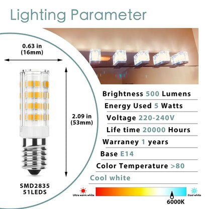 Warm white g9 led corn bulb kitchen chandelier light
