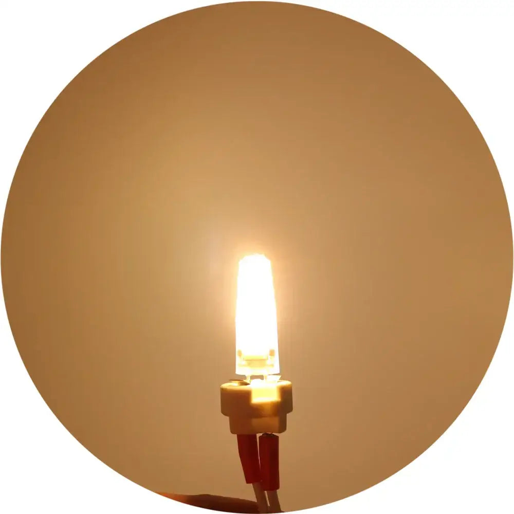 Warm white glass g4 led bulb kitchen replacement light