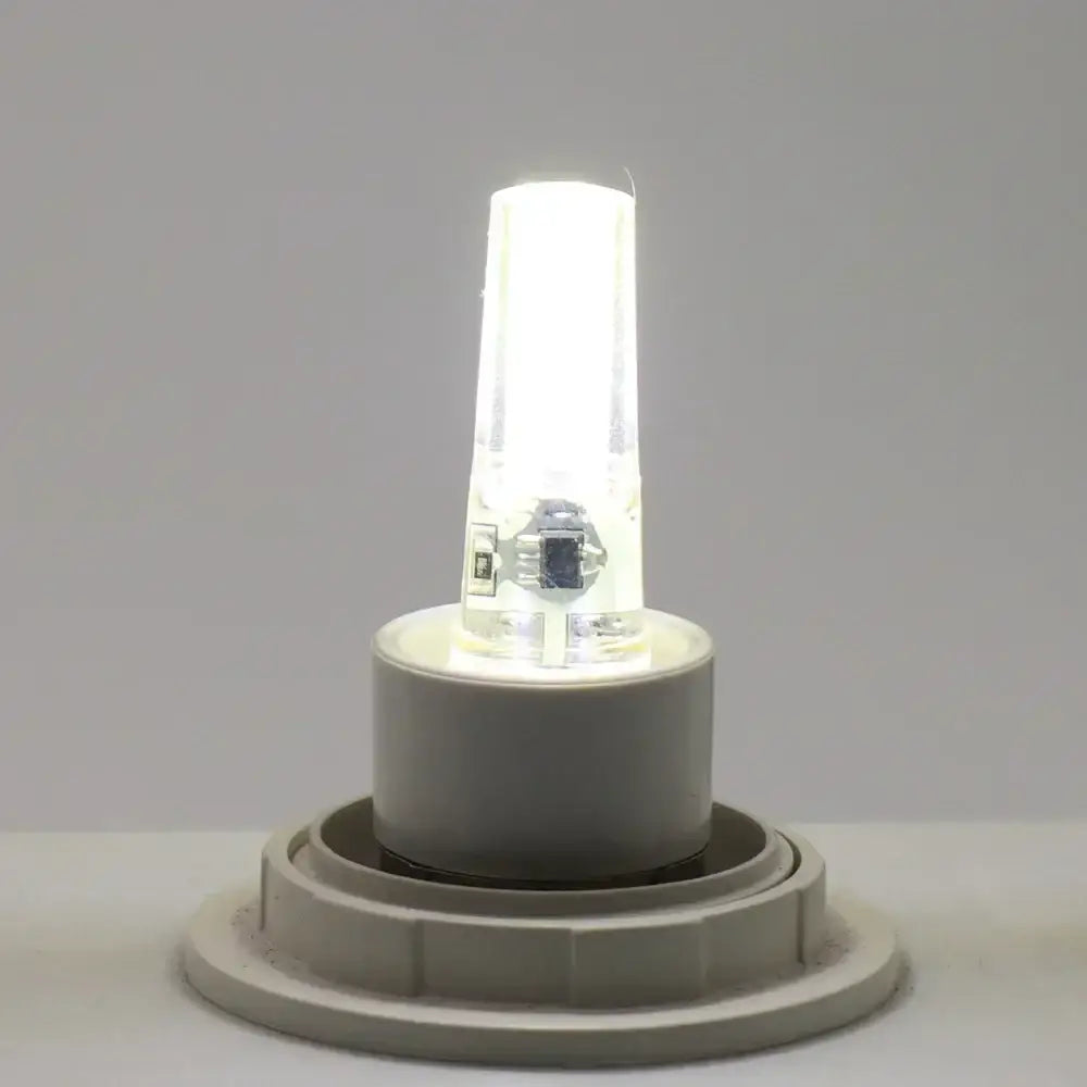 Warm yellow glass g4 cob led bulb – living room crystal light