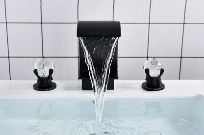 DecorBites™ Waterfall Bathroom Basin Faucet - Hot/Cold Mixer